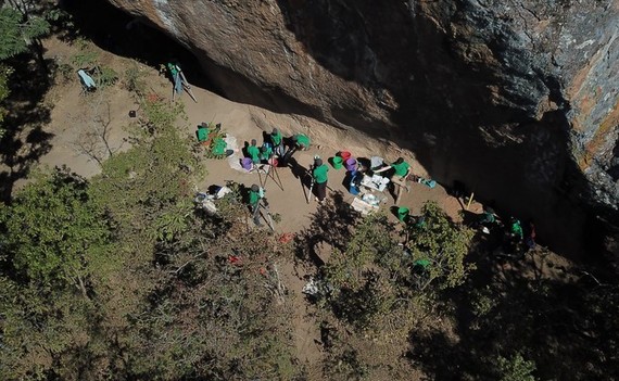 Hora Rockshelter in Malawi, where excavations uncovered individuals analyzed in an ancient DNA study