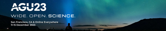 AGU2023 banner