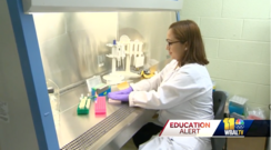 Researchers at Morgan State. Credit WBAL News
