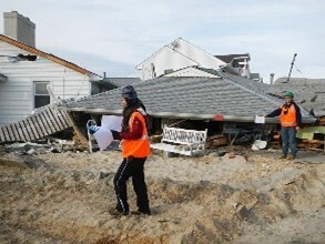 Hurricane Sandy damage