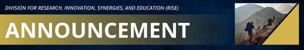 RISE announcement banner