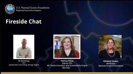 NSF Engines Roadshow slide of guests presenting during first webinar