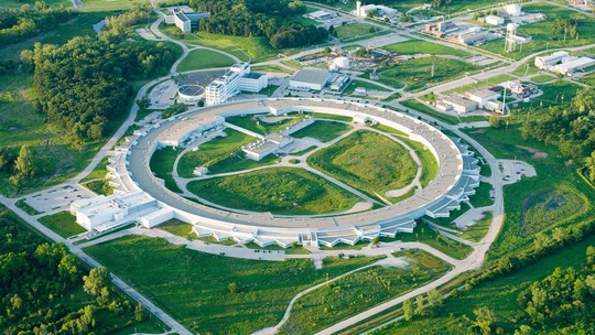 Aerial view of Argonne National Laboratory