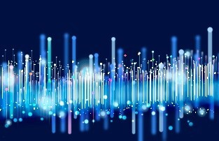 blue abstract design