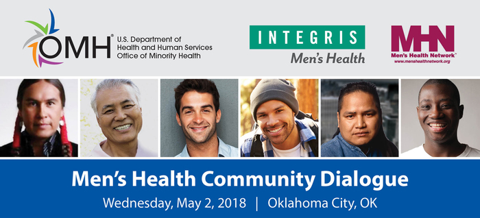 Men's Health Community Dialogue. May 2 in Oklahoma City, OK. 