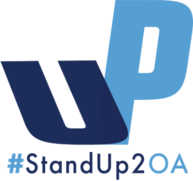 Logo: UP #StandUp2OA 