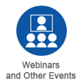 webinars and other events