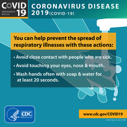 You can help prevent the spread of respiratory illnesses... CDC
