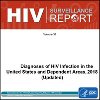 Cover for vol. 31 of the HIV Surveillance Report