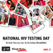national HIV testing day infographic 
