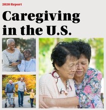 Cover detail for the Caregiving in the U.S. 2020 report