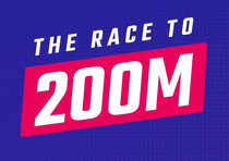 The Race to 200M logo