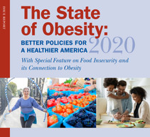 Cover detail for the 2020 State of Obesity report