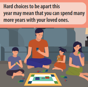 Hard choices to be apart this year may mean that you can spend many more years with your loved ones.