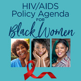 Cover detail for The HIV/AIDS Policy Agenda for Black Women report