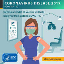 Getting a COVID-19 vaccine will help keep you from getting COVID-19. HHS CDC.