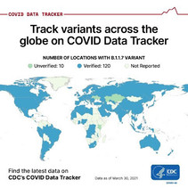 Track variants across the globe on the CDC's COVID Data Tracker