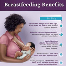 Detail from the Breastfeeding Benefits Infographic