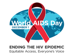 World AIDS Day, December 1: Ending the HIV Epidemic. Equitable Access, Everyone's Voice
