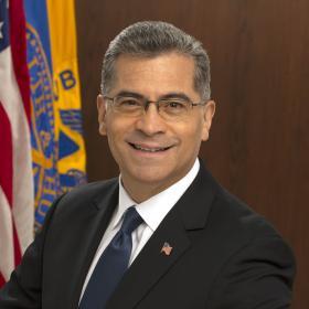 Portrait of HHS Secretary Xavier Becerra