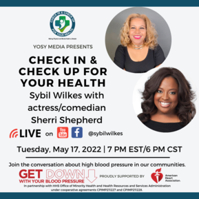 Check In & Check Up for Your Health, May 17, 7 pm ET. 