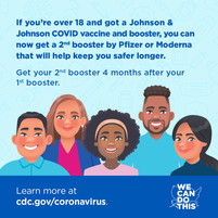 Get your second COVID booster four months after your first booster 