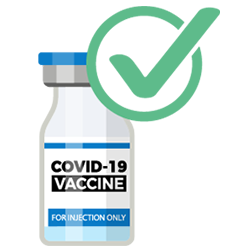 Illustration shows a vial of the COVID-19 vaccine