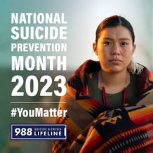988 National Suicide Prevention Month 2023