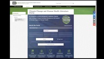 Climate Change and Human Health Literature Portal