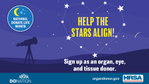 Help the Stars Align During National Donate Life Month
