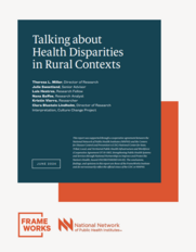 Talking About Health Equity in Rural Contexts