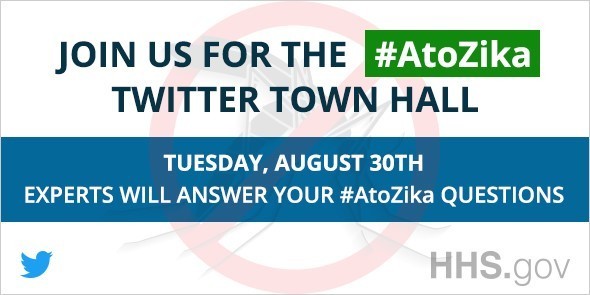 Join us for the A to Zika Twitter Town Hall