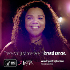 Image of Charity featured in CDC's Bring Your Brave campaign