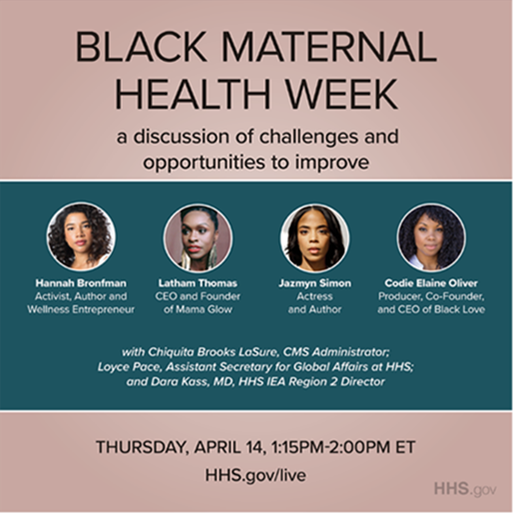 Black Maternal Health Week Bmhw Statements And Events 3744