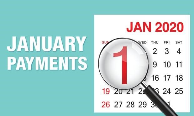 January 2020 Calendar