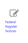federal register notices