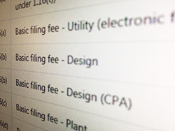 List of patent fees