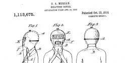 World War I gas mask patent