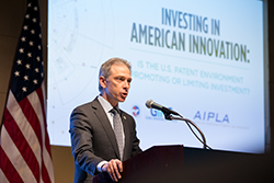 Andrei Iancu addresses Patent Policy Conference