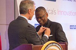 Andrei Iancu and Lonnie Johnson