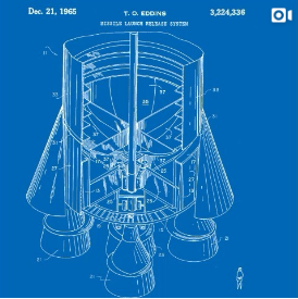 Missile launch system patent art.