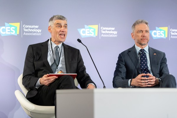 Director Iancu and Michael Petricone at CES 2020