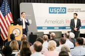 Agrospehres founders Ameer Shakeel, Chief Technology Officer and Payam Pourtaheri,  give a presentation at a management meeting the USPTO.