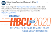 Facebook image: HBCU partnership with US Dept of Education 