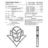 Dracula shaped pasta noodle patent document