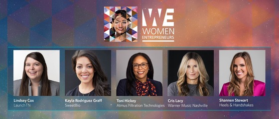 Women's Entrepreneurship women on panel in a row