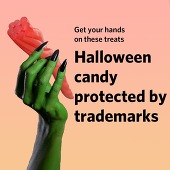 Halloween candy protected by trademarks