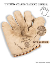 Baseball mitt patent