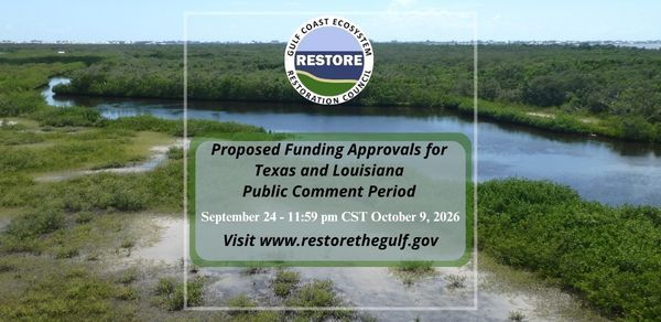 Proposed Funding Approvals for Texas and Louisiana