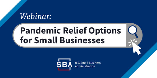 webinar: pandemic relief options for small businesses 